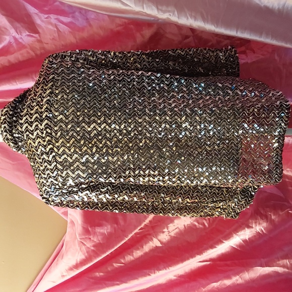Vintage Lee Jordan sequin jacket size sm/med - Picture 3 of 4